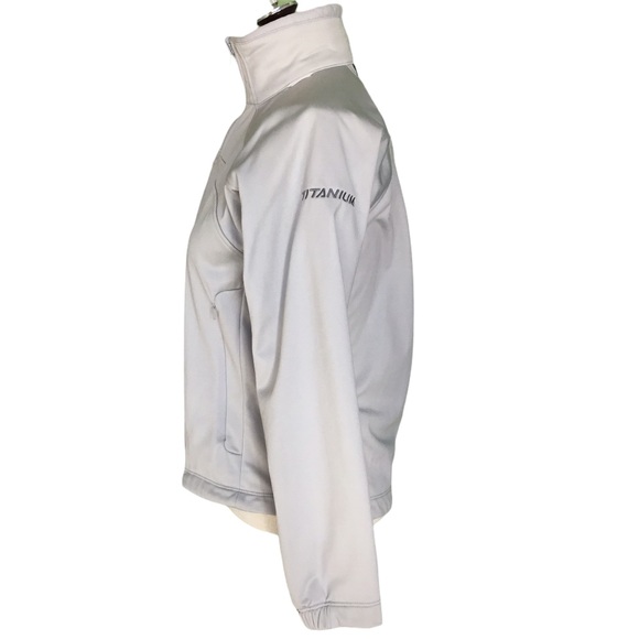 Columbia Titanium Silver Full Zip Up Jacket - Picture 3 of 6